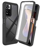 For Xiaomi Redmi Note 11 Pro+ 5G Global Starry Sky Full Body Hybrid Shockproof Phone Case(Black)