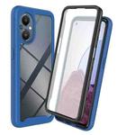 For OnePlus Nord 20 5G / OPPO Reno7 Z / Reno7 Lite / Reno8 Lite Starry Sky Full Body Hybrid Shockproof Phone Case(Royal Blue)
