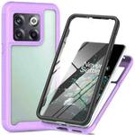 For OnePlus 10T Starry Sky Full Body Hybrid Shockproof Phone Case(Light Purple)