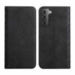 For Samsung Galaxy S23 5G Diamond Splicing Skin Feel Magnetic Leather Phone Case(Black)