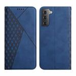 For Samsung Galaxy S23 5G Diamond Splicing Skin Feel Magnetic Leather Phone Case(Blue)