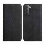 For Samsung Galaxy S23 Ultra 5G Diamond Splicing Skin Feel Magnetic Leather Phone Case(Black)
