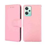 For OPPO K10x 5G Crystal Texture Leather Phone Case(Pink)