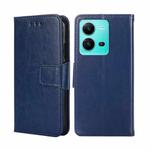 For vivo V25 5G/V25e 5G/X80 Lite Crystal Texture Leather Phone Case(Royal Blue)