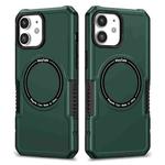 For iPhone 11 MagSafe Shockproof Armor Phone Case(Dark Green)