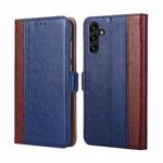 For Samsung Galaxy A13 5G Ostrich Texture Flip Leather Phone Case(Blue)