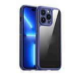 For iPhone 12 Pro iPAKY Shockproof PC + TPU Protective Phone Case(Blue)