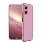 For Realme C33 GKK Three Stage Splicing Full Coverage PC Phone Case(Rose Gold)