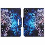 For Huawei MatePad Pro 11 2022 Colored Drawing Horizontal Flip Leather Tablet Case(Blue Leopard)