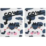 For Samsung Galaxy Tab A7 Lite Colored Drawing Horizontal Flip Leather Tablet Case(Cow)