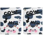 For iPad 5 / 7 / 6 / 8 / 9 Colored Drawing Horizontal Flip Leather Tablet Case(Cow)