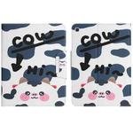 For Samsung Galaxy Tab S6 Lite Colored Drawing Horizontal Flip Leather Tablet Case(Cow)