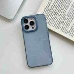 For iPhone 14 Pro Max PC Transparent Phone Case(Blue)