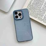 For iPhone 13 Pro Max PC Transparent Phone Case(Blue)
