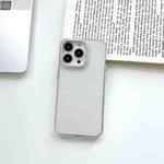 For iPhone 12 Pro Max PC Transparent Phone Case(White)