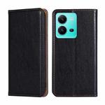 For vivo V25 5G/V25e 5G/X80 Lite Gloss Oil Solid Color Magnetic Leather Phone Case(Black)