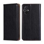 For Xiaomi Poco M5 4G Gloss Oil Solid Color Magnetic Leather Phone Case(Black)