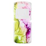 For Motorola Razr 5G Foldable Colored Drawing PC Phone Case(Two Color Marble)