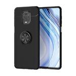 For Xiaomi Redmi Note 9 Pro Lenuo Shockproof TPU Protective Case with Invisible Holder(Black)