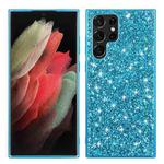 For Samsung Galaxy S23 Ultra 5G Glitter Powder Shockproof TPU Phone Case(Blue)