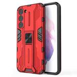 For Samsung Galaxy S23+ 5G Supersonic PC + TPU Shock-proof Phone Case with Holder(Red)