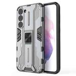 For Samsung Galaxy S23+ 5G Supersonic PC + TPU Shock-proof Phone Case with Holder(Grey)