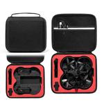 For DJI Avata Drone Body Square Shockproof Hard Case Carrying Storage Bag, Size: 28 x 23 x 10cm(Black + Red Liner)