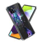 For iPhone 14 Pro Max Laser IMD Pattern TPU Phone Case(Night Sky)