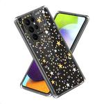 For Samsung Galaxy S23 Ultra 5G Laser IMD Pattern TPU Phone Case(Star)