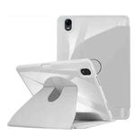 For OPPO Pad 11 2022 Acrylic 360 Degree Rotation Holder Tablet Leather Case(Grey)