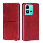 For vivo V25 5G/V25e 5G Cow Texture Magnetic Leather Phone Case(Red)