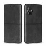 For Xiaomi Poco M5 4G Cow Texture Magnetic Leather Phone Case(Black)