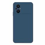 For Xiaomi Poco M5 Imitation Liquid Silicone Phone Case(Blue)