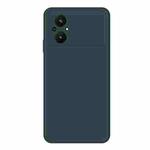 For Xiaomi Poco M5 Imitation Liquid Silicone Phone Case(Dark Green)