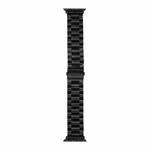 Strains Metal Watch Band For Apple Watch Ultra 49mm / Series 8&7 45mm / SE 2&6&SE&5&4 44mm / 3&2&1 42mm(Black)
