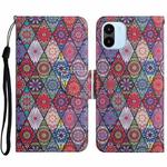 For Xiaomi Redmi A1 Colored Drawing Pattern Leather Phone Case(Diamond Kaleidoscope)