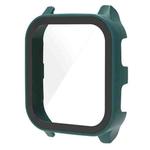 For Garmin Venu Sq2 PC + 9H Tempered Glass Integrated Protective Watch Case(Pine Green)