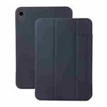For iPad 10th Gen 10.9 2022 3-fold Magnetic Buckle Leather Smart Tablet Case(Dark Blue)