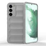 For Samsung Galaxy S23+ 5G Magic Shield TPU + Flannel Phone Case(Grey)