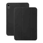 For iPad 10th Gen 10.9 2022 3-fold Magnetic Leather Smart Tablet Case(Black)
