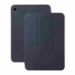 For iPad 10th Gen 10.9 2022 3-fold Magnetic Leather Smart Tablet Case(Dark Blue)