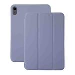 For iPad 10th Gen 10.9 2022 3-fold Magnetic Leather Smart Tablet Case(Lavender Gray)