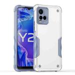 For vivo Y21 / Y21s / Y33 Non-slip Shockproof Armor Phone Case(White)