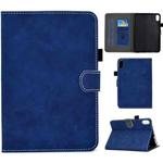 For iPad 10th Gen 10.9 2022 Cowhide Texture Tablet Leather Smart Case(Blue)