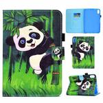 For  iPad 10th Gen 10.9 2022 Colored Drawing Stitching Smart Leather Tablet Case(Panda)