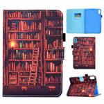 For  iPad 10th Gen 10.9 2022 Colored Drawing Stitching Smart Leather Tablet Case(Bookshelf)