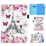 For iPad 10th Gen 10.9 2022 Colored Drawing Stitching Smart Leather Tablet Case(Flower Tower)