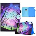 For iPad 10th Gen 10.9 2022 Colored Drawing Stitching Smart Leather Tablet Case(Starry Deer)