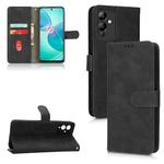 For Infinix Hot 12i Skin Feel Magnetic Flip Leather Phone Case(Black)