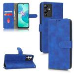 For Infinix Hot 12i Skin Feel Magnetic Flip Leather Phone Case(Blue)